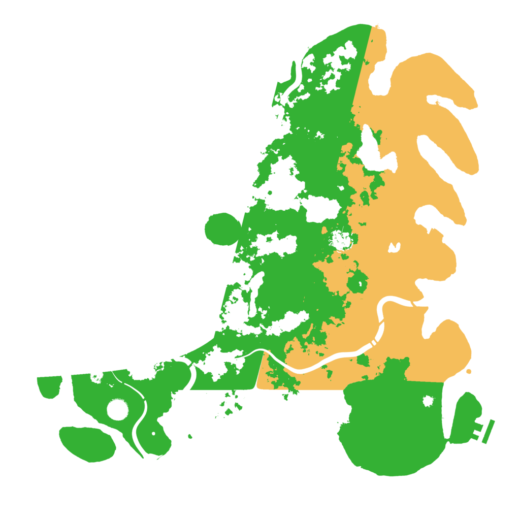 Biome Rust Map: Procedural Map, Size: 4250, Seed: 11208