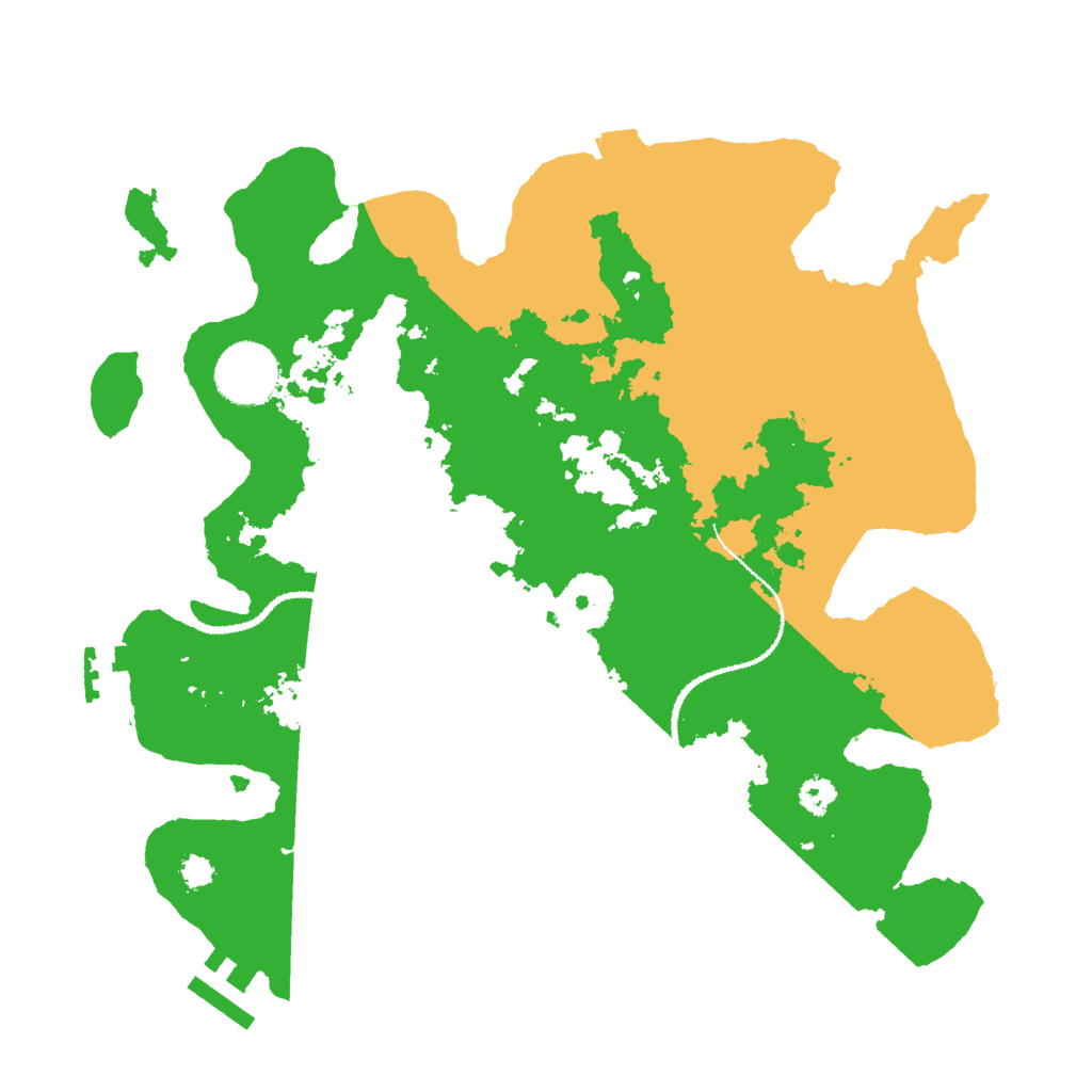 Biome Rust Map: Procedural Map, Size: 3000, Seed: 47110815