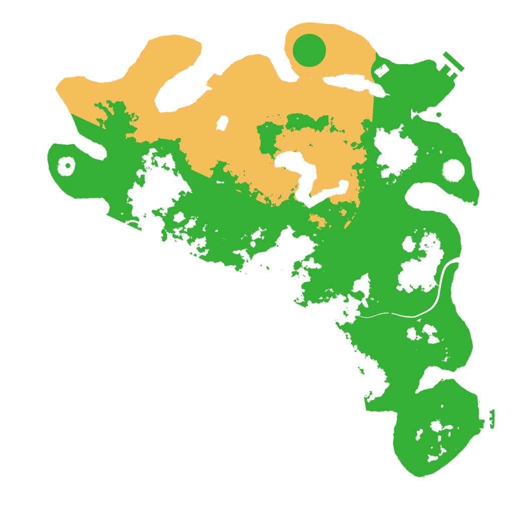 Biome Rust Map: Procedural Map, Size: 4096, Seed: 42440217