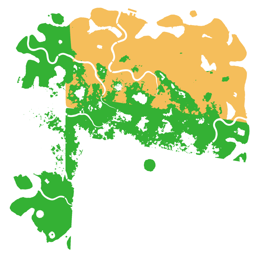 Biome Rust Map: Procedural Map, Size: 6000, Seed: 86492