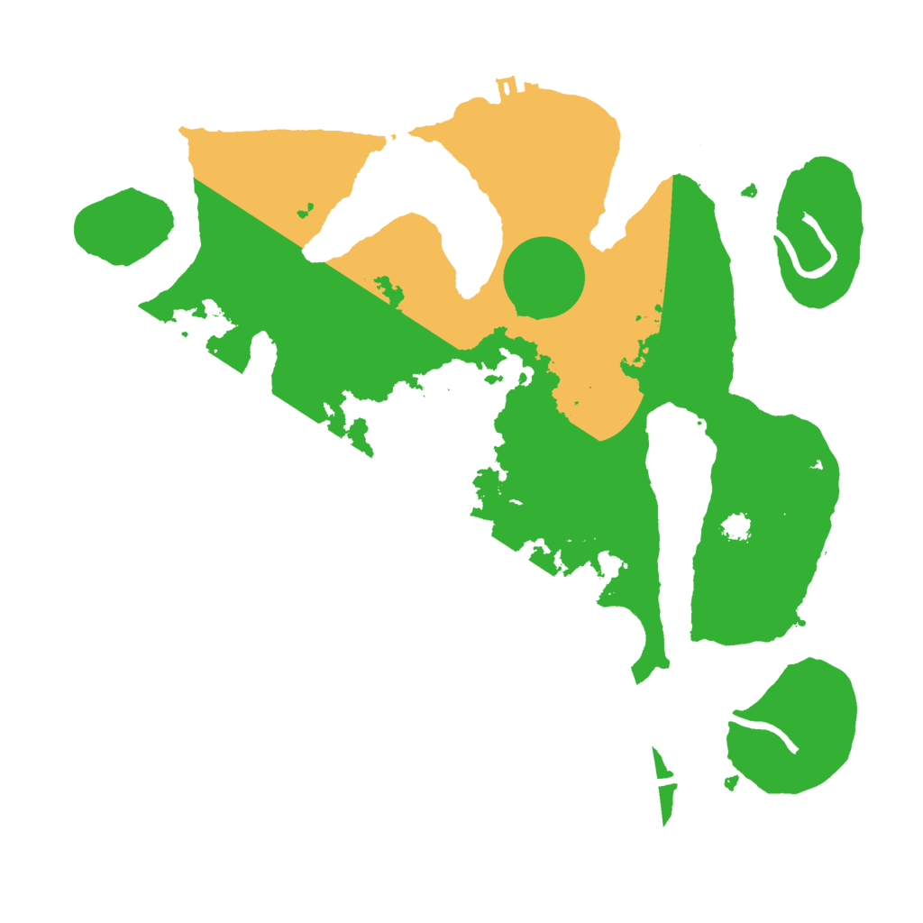 Biome Rust Map: Procedural Map, Size: 3000, Seed: 565360