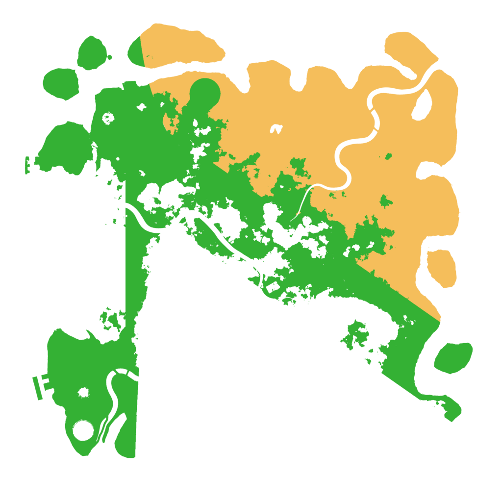 Biome Rust Map: Procedural Map, Size: 4300, Seed: 1929387544