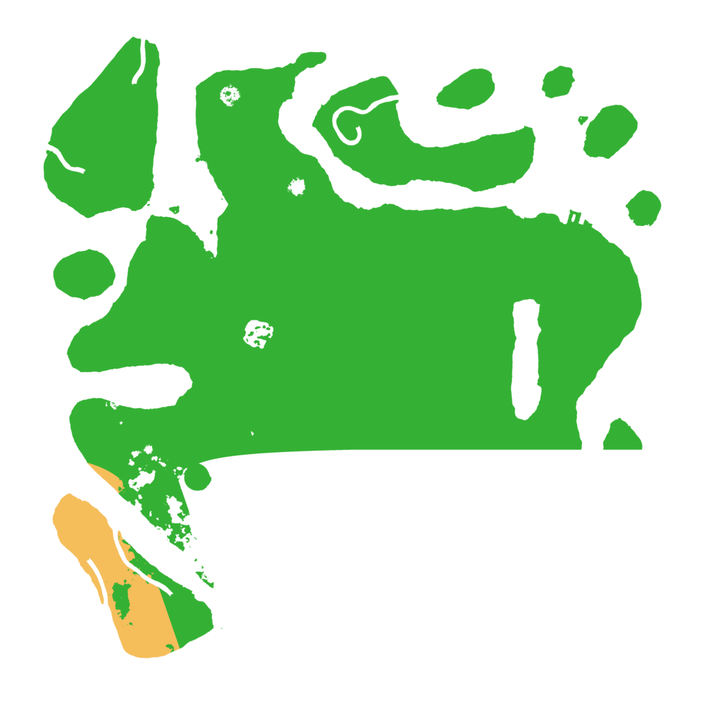 Biome Rust Map: Procedural Map, Size: 3700, Seed: 8237226