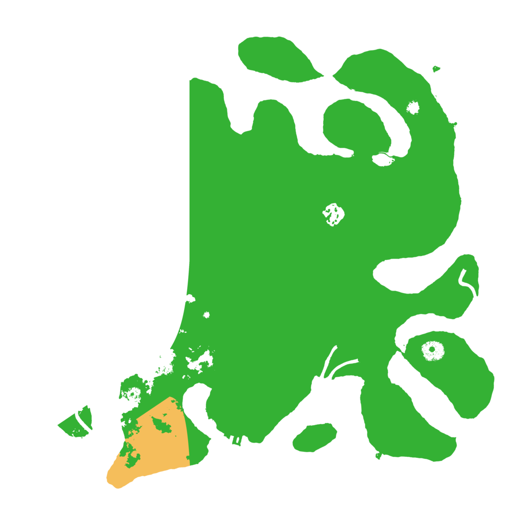 Biome Rust Map: Procedural Map, Size: 3700, Seed: 677987719