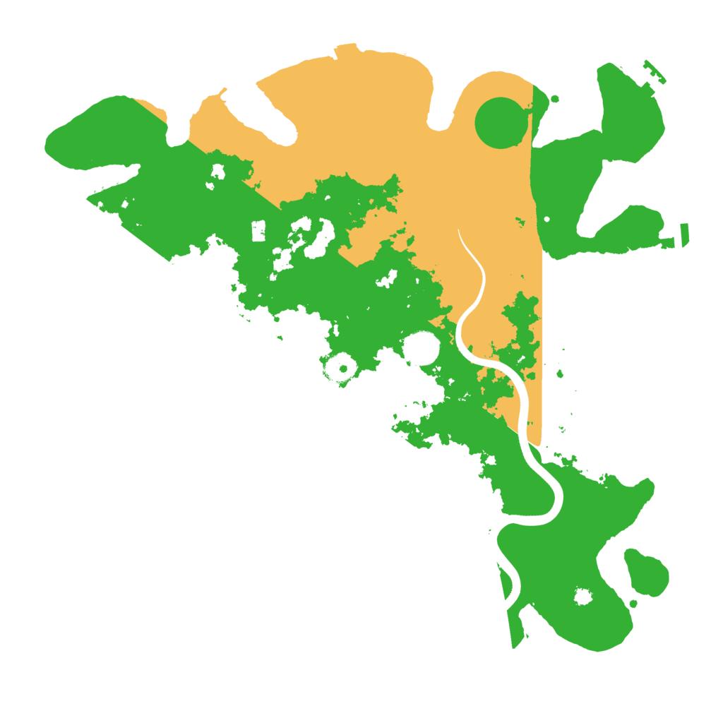 Biome Rust Map: Procedural Map, Size: 3700, Seed: 1930870169