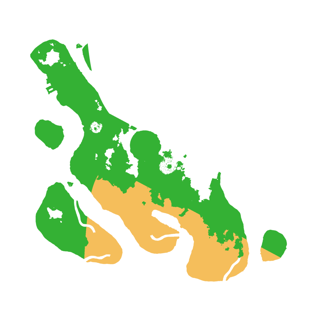 Biome Rust Map: Procedural Map, Size: 2800, Seed: 201070