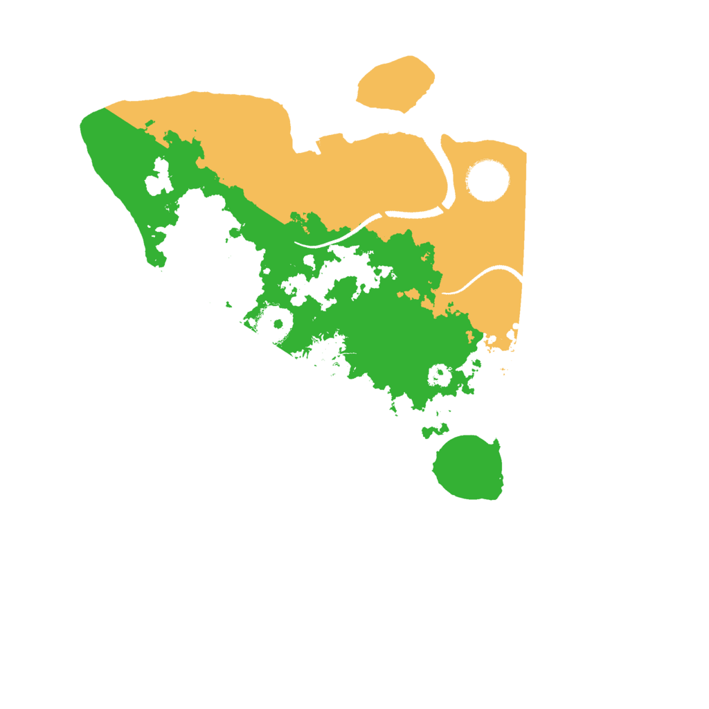 Biome Rust Map: Procedural Map, Size: 3000, Seed: 970901