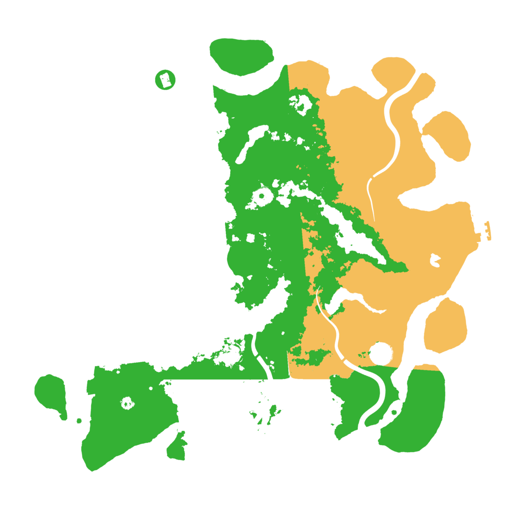 Biome Rust Map: Procedural Map, Size: 4000, Seed: 358461