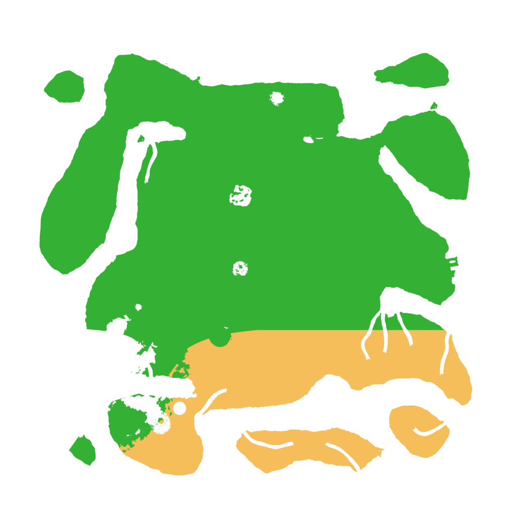 Biome Rust Map: Procedural Map, Size: 3500, Seed: 31507500