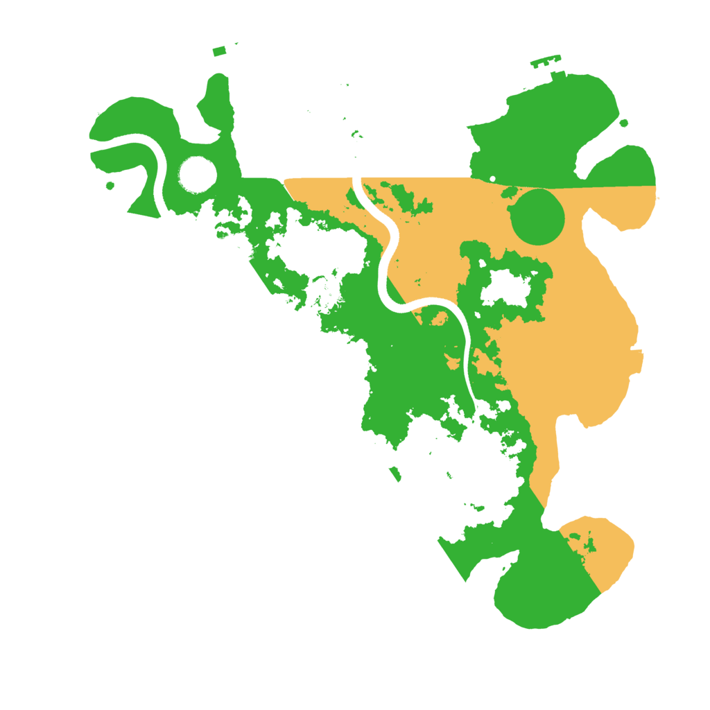 Biome Rust Map: Procedural Map, Size: 3500, Seed: 113180112