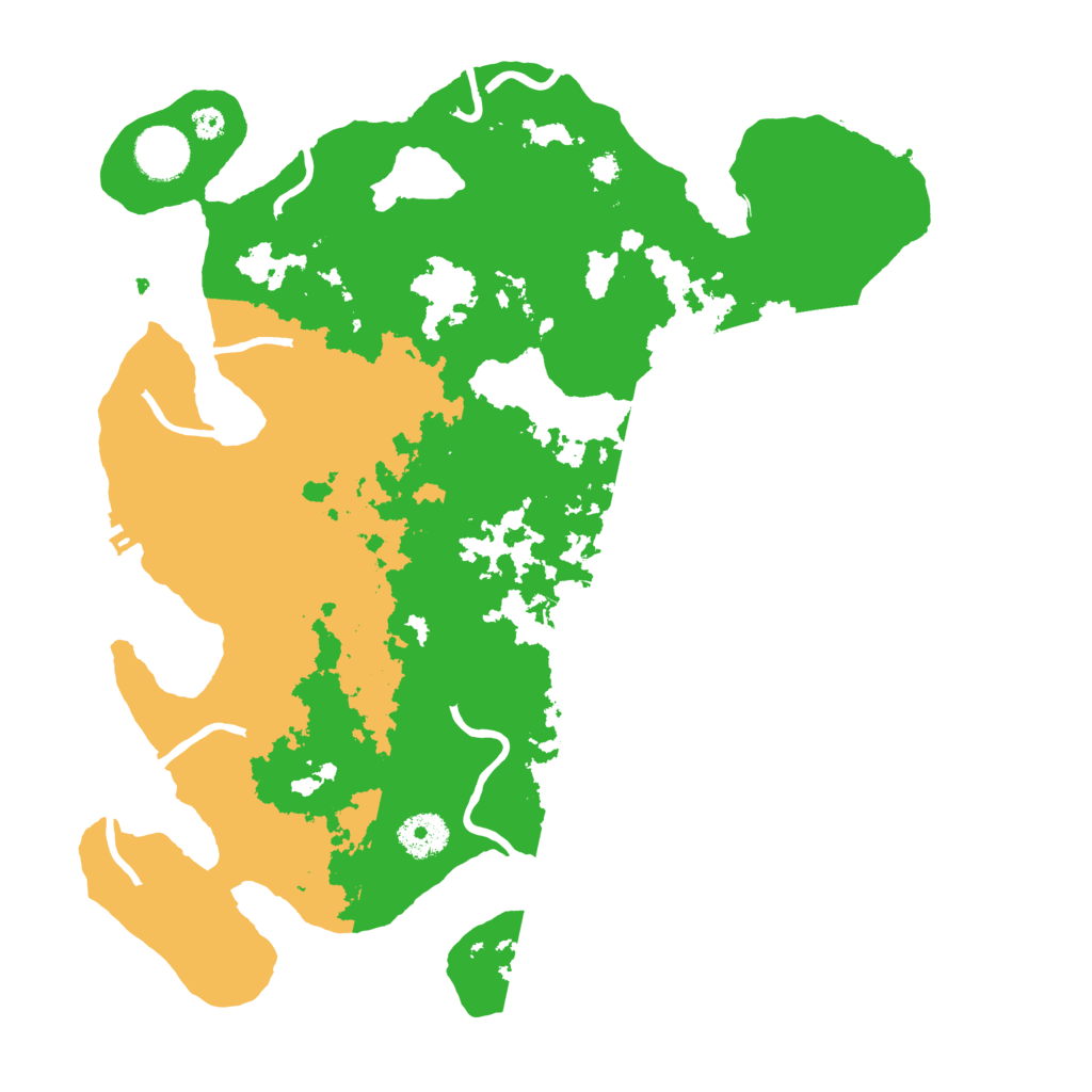 Biome Rust Map: Procedural Map, Size: 3500, Seed: 964976891