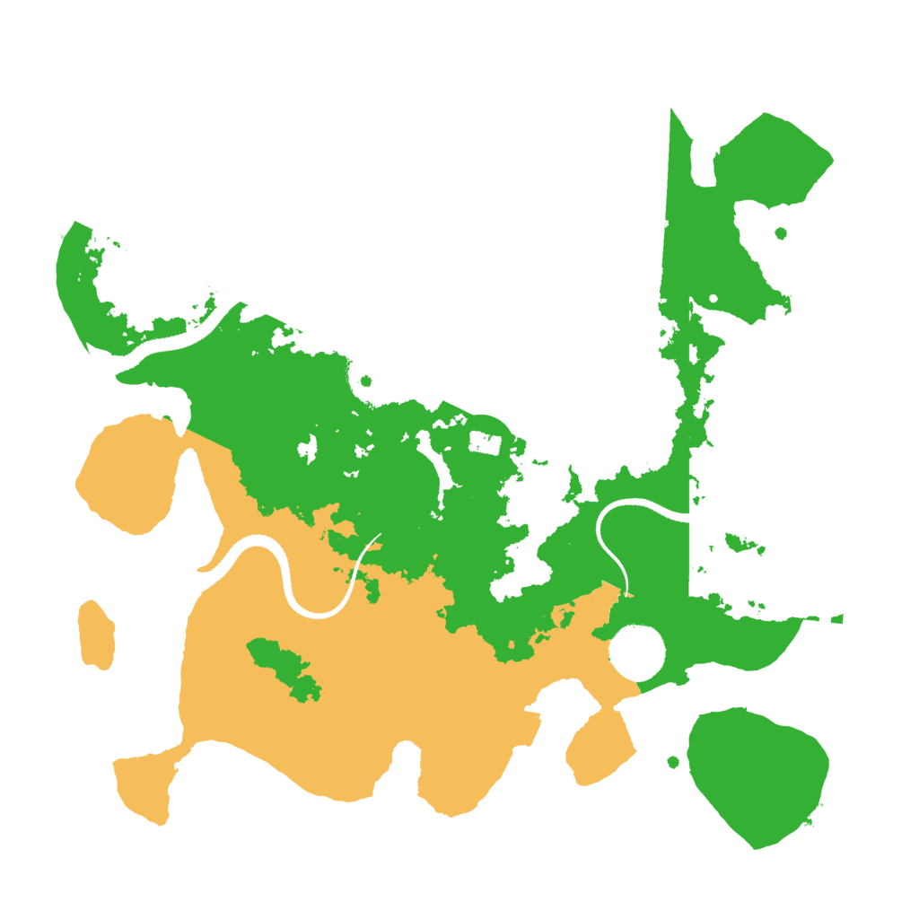 Biome Rust Map: Procedural Map, Size: 3100, Seed: 912035284