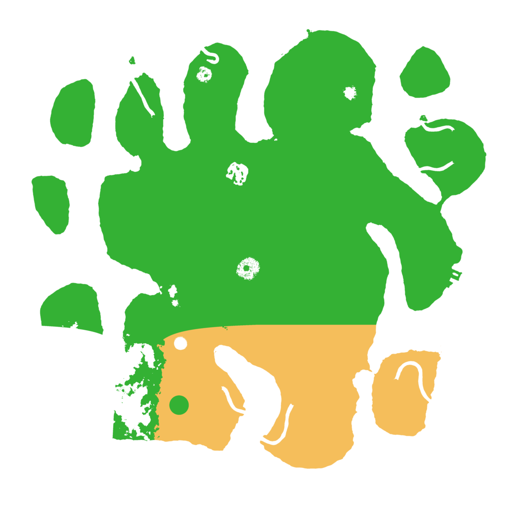 Biome Rust Map: Procedural Map, Size: 3500, Seed: 1301383912