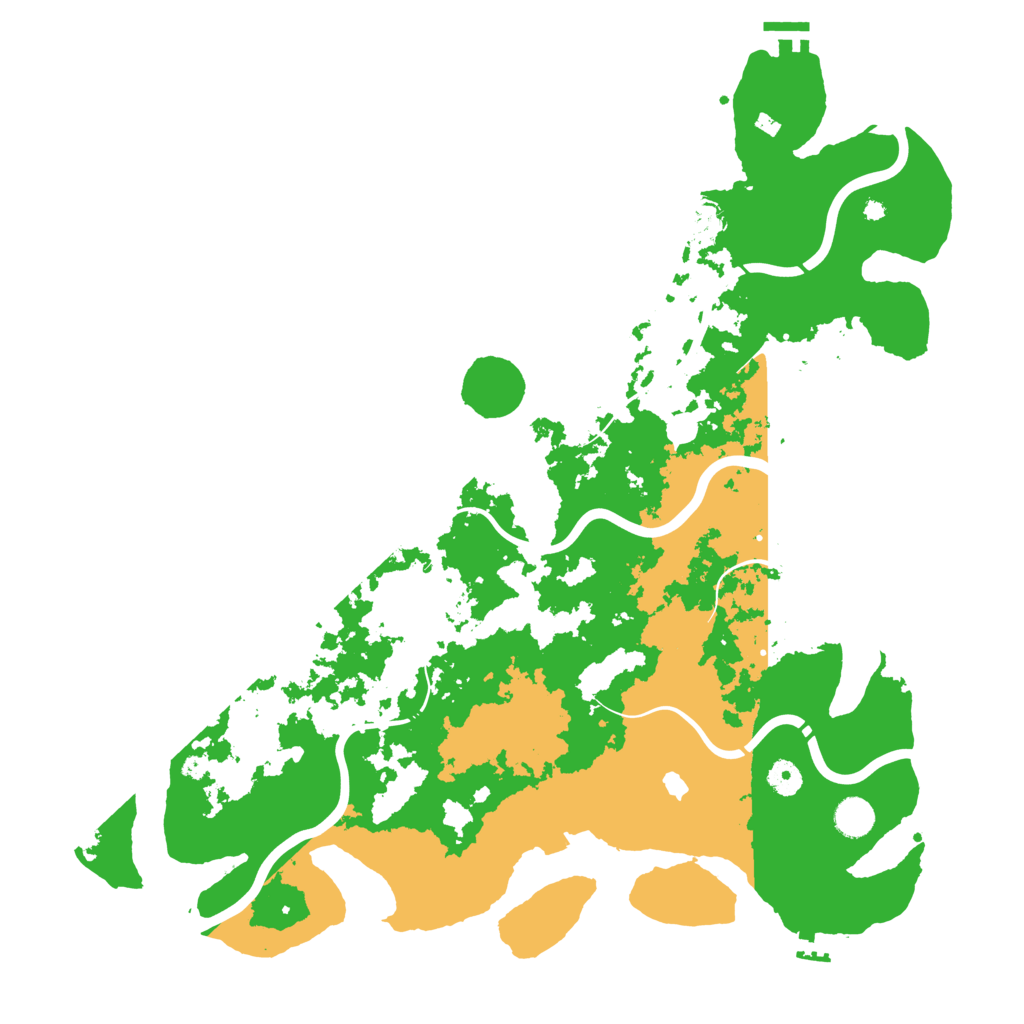 Biome Rust Map: Procedural Map, Size: 4500, Seed: 1987698247