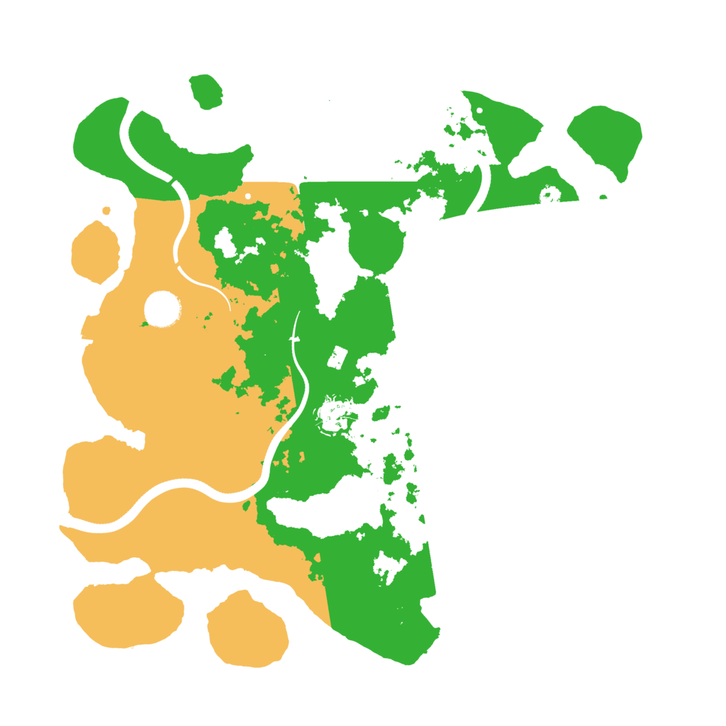Biome Rust Map: Procedural Map, Size: 3500, Seed: 1434275353