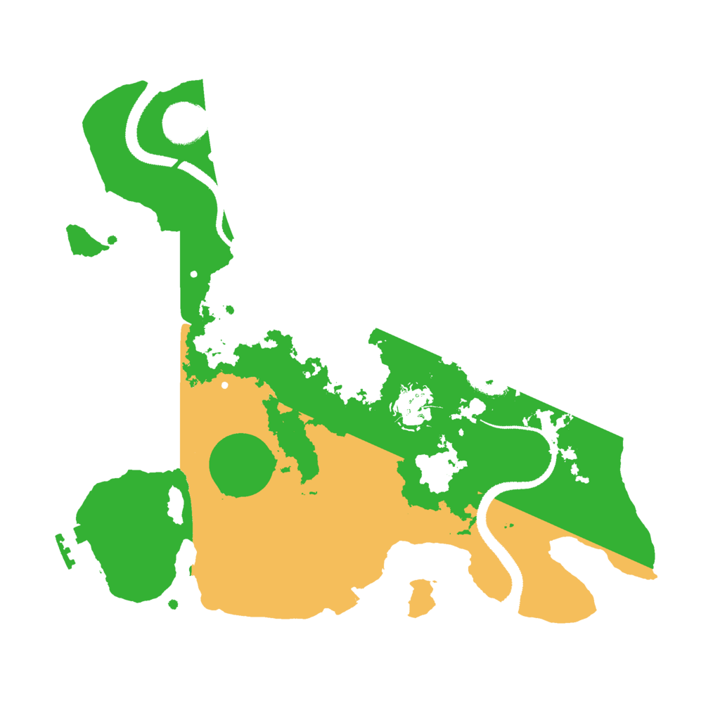 Biome Rust Map: Procedural Map, Size: 3000, Seed: 1368172009