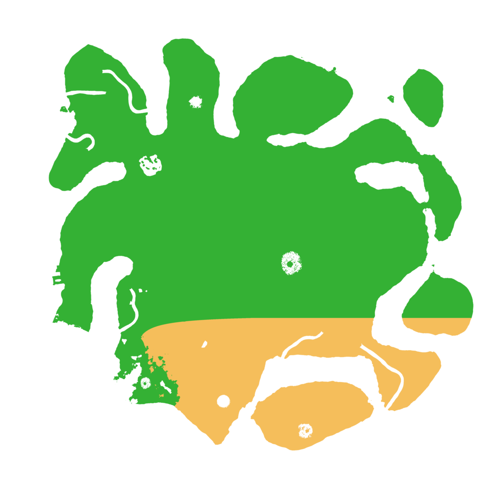 Biome Rust Map: Procedural Map, Size: 3500, Seed: 1838165966