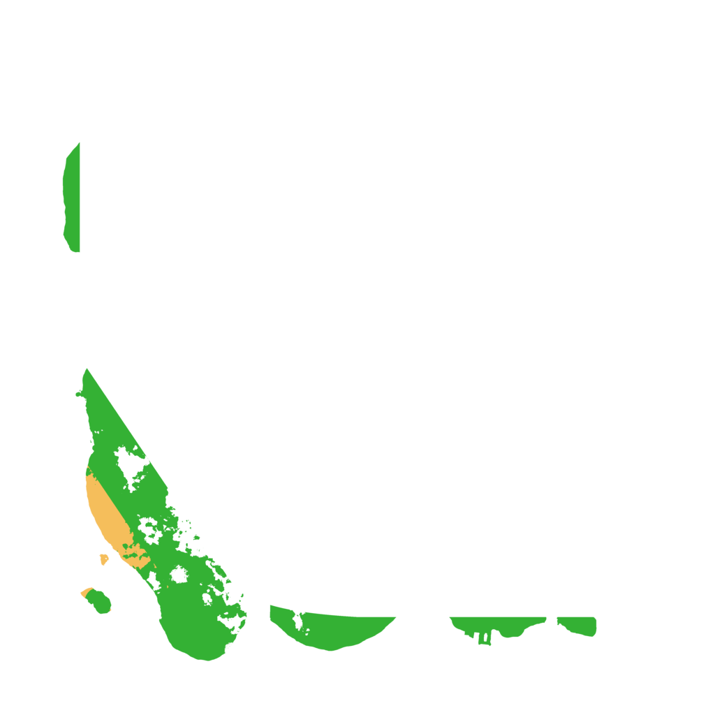 Biome Rust Map: Procedural Map, Size: 3500, Seed: 230993998