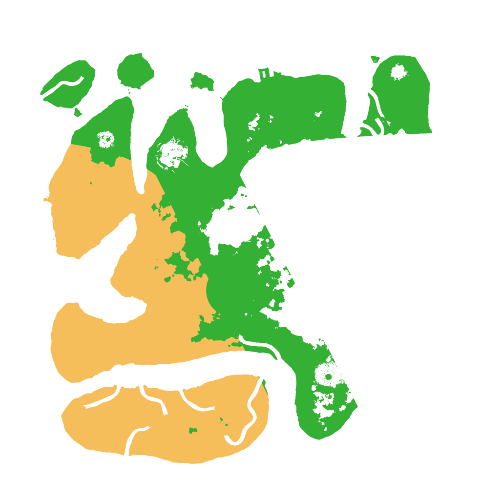 Biome Rust Map: Procedural Map, Size: 3000, Seed: 3923