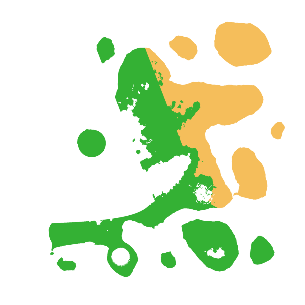 Biome Rust Map: Barren, Size: 3000, Seed: 468989996