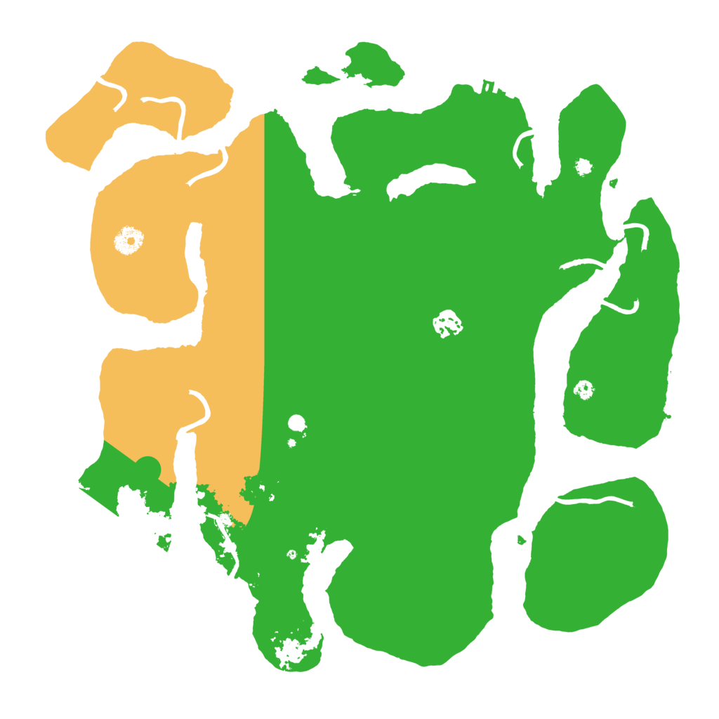 Biome Rust Map: Procedural Map, Size: 3850, Seed: 395158100