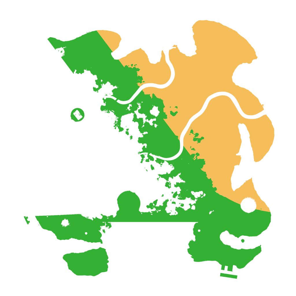 Biome Rust Map: Procedural Map, Size: 3500, Seed: 1273738072