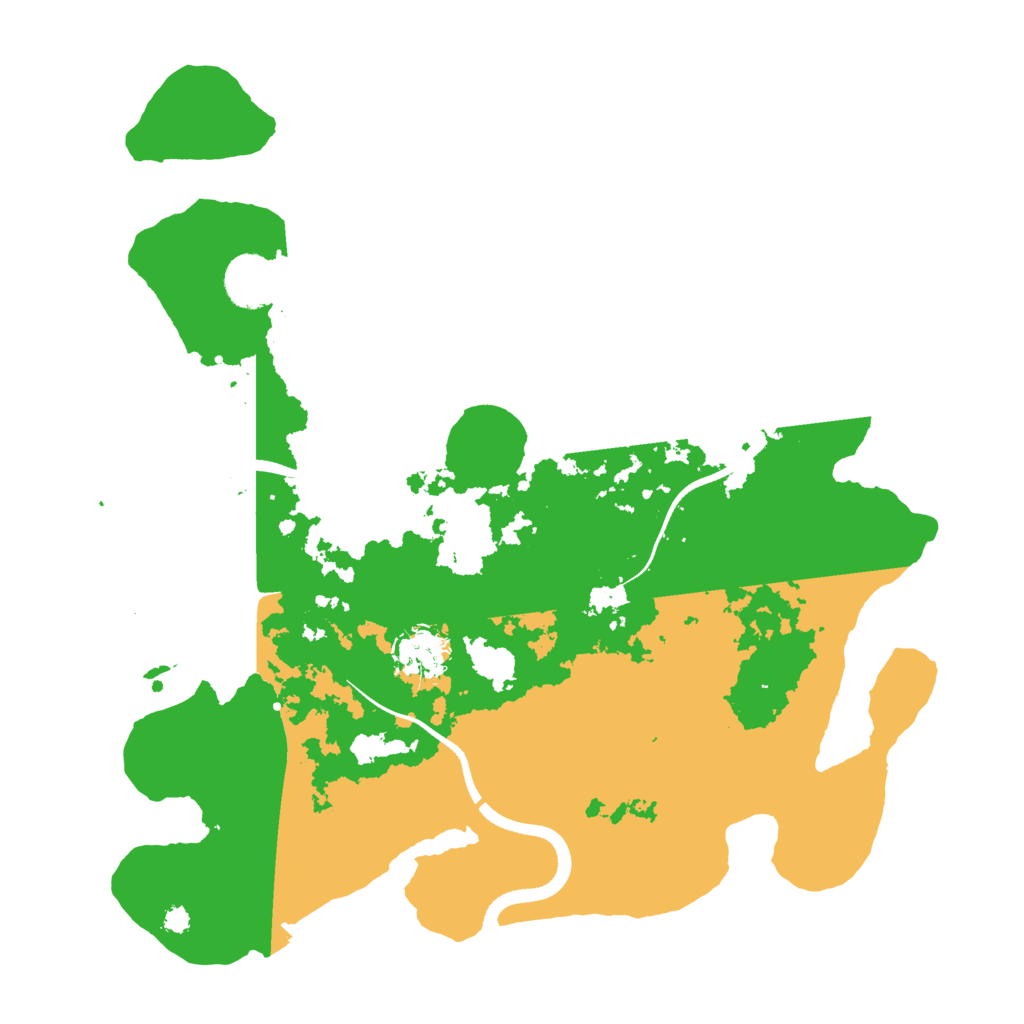 Biome Rust Map: Procedural Map, Size: 3500, Seed: 946