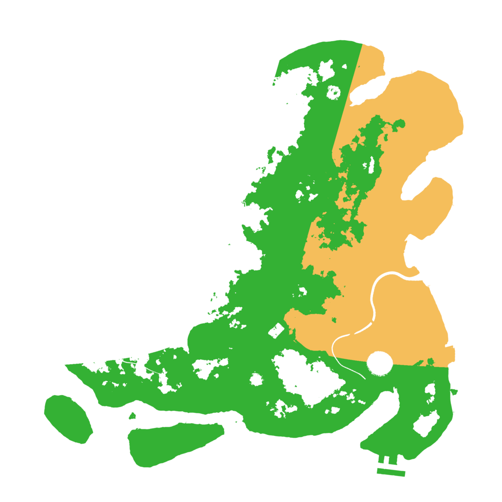 Biome Rust Map: Procedural Map, Size: 3600, Seed: 1527683493