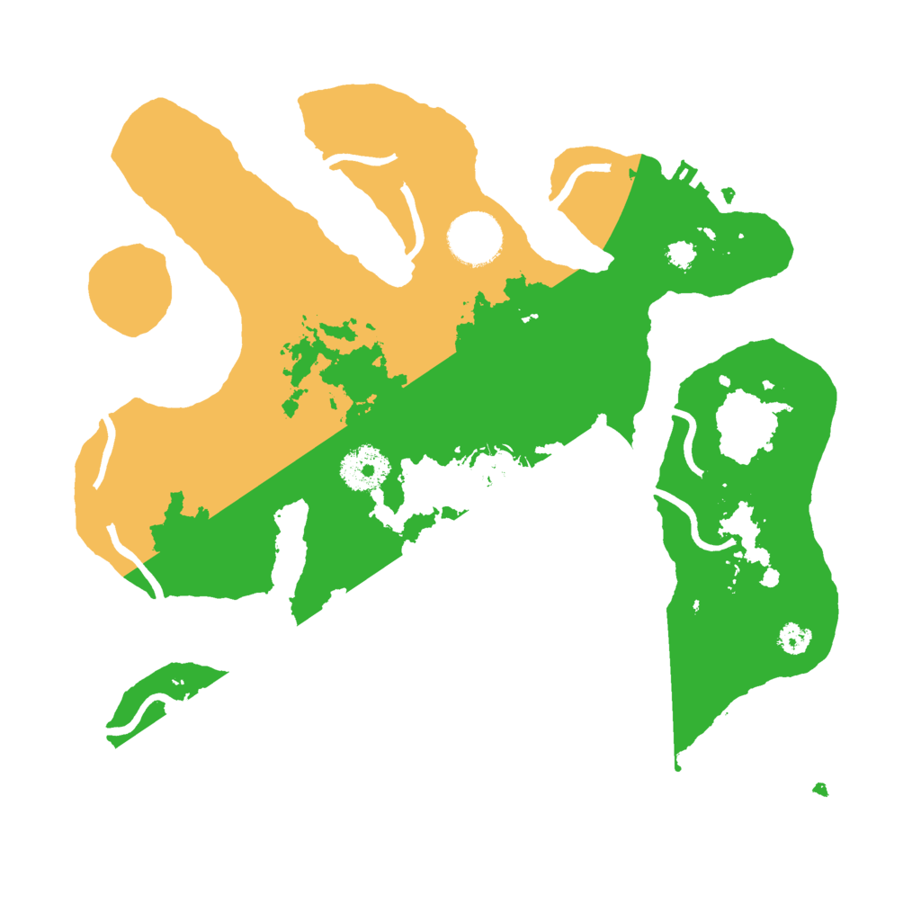 Biome Rust Map: Procedural Map, Size: 3000, Seed: 477572620