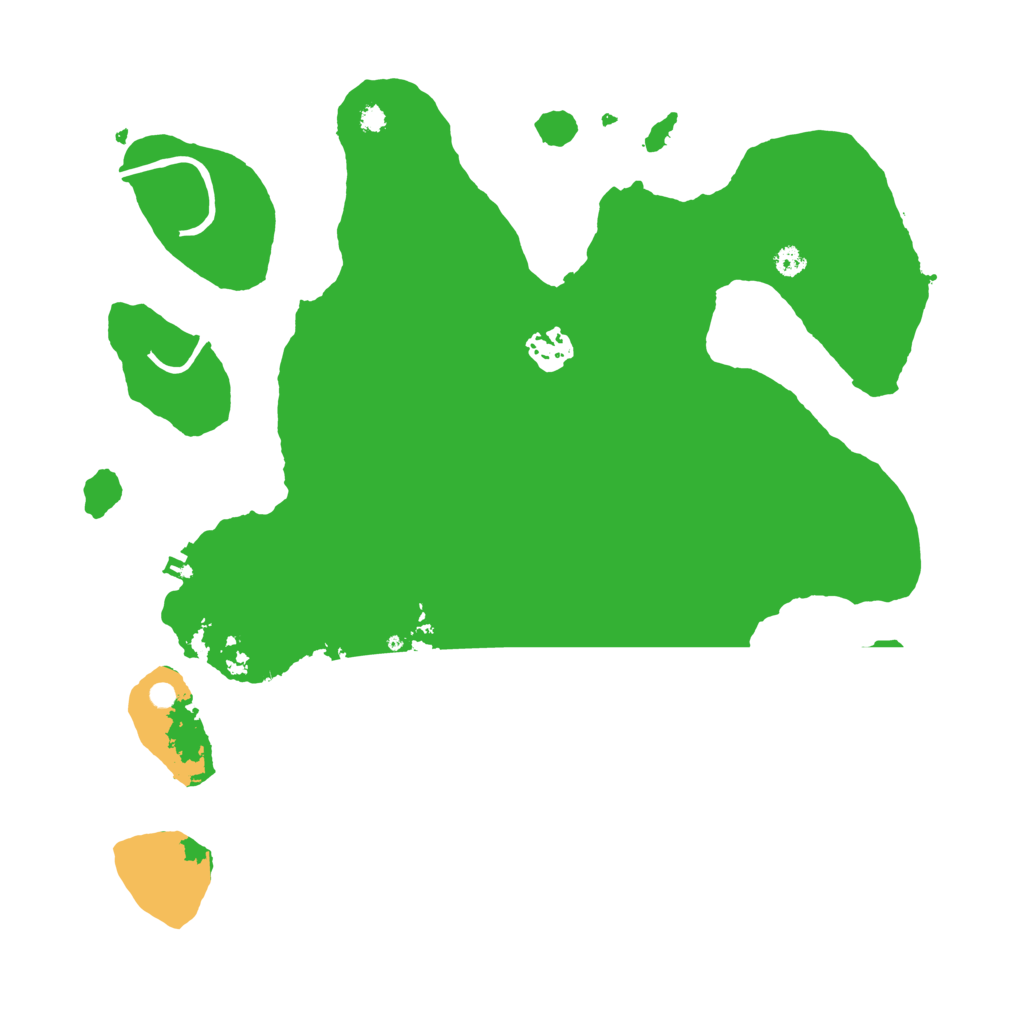 Biome Rust Map: Procedural Map, Size: 3500, Seed: 2061340