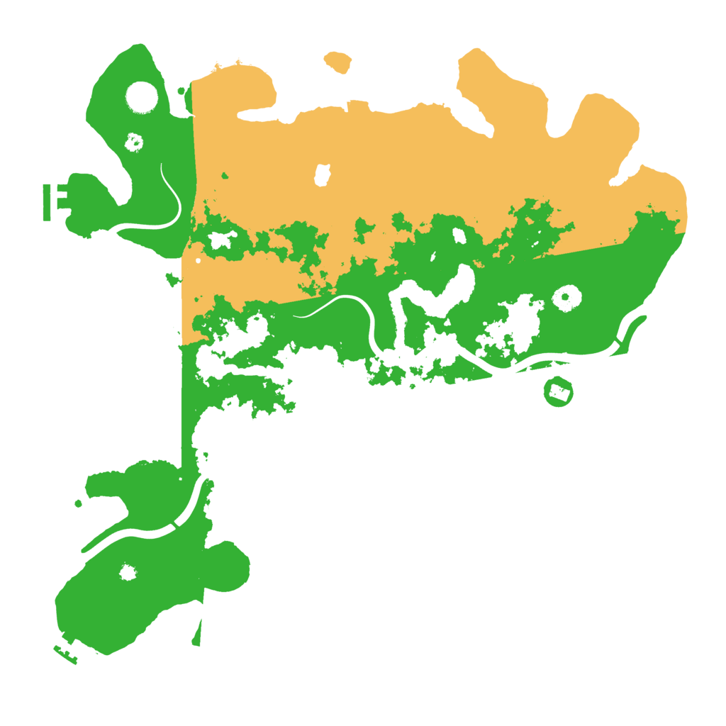 Biome Rust Map: Procedural Map, Size: 4000, Seed: 30872313