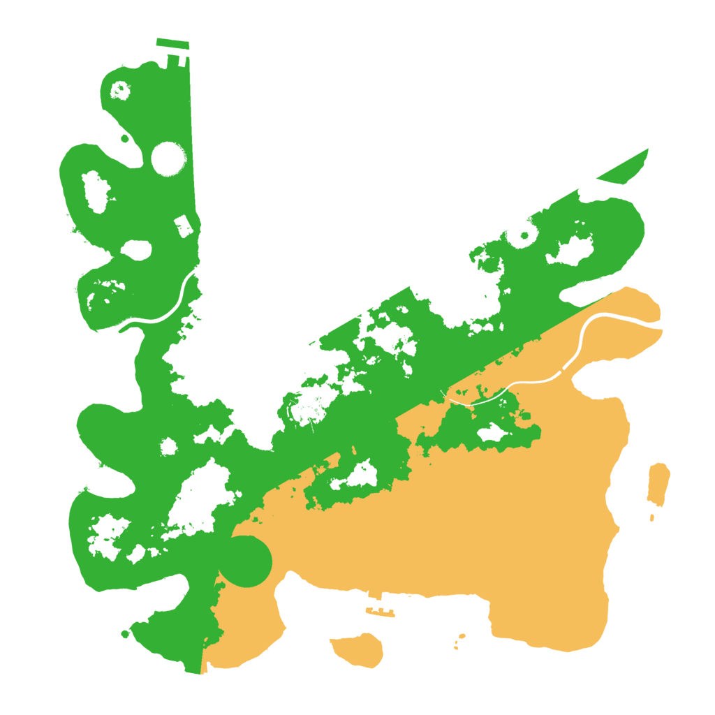 Biome Rust Map: Procedural Map, Size: 3700, Seed: 1418072023