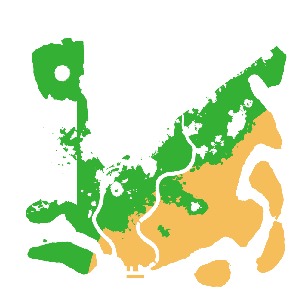 Biome Rust Map: Procedural Map, Size: 3500, Seed: 1154743466