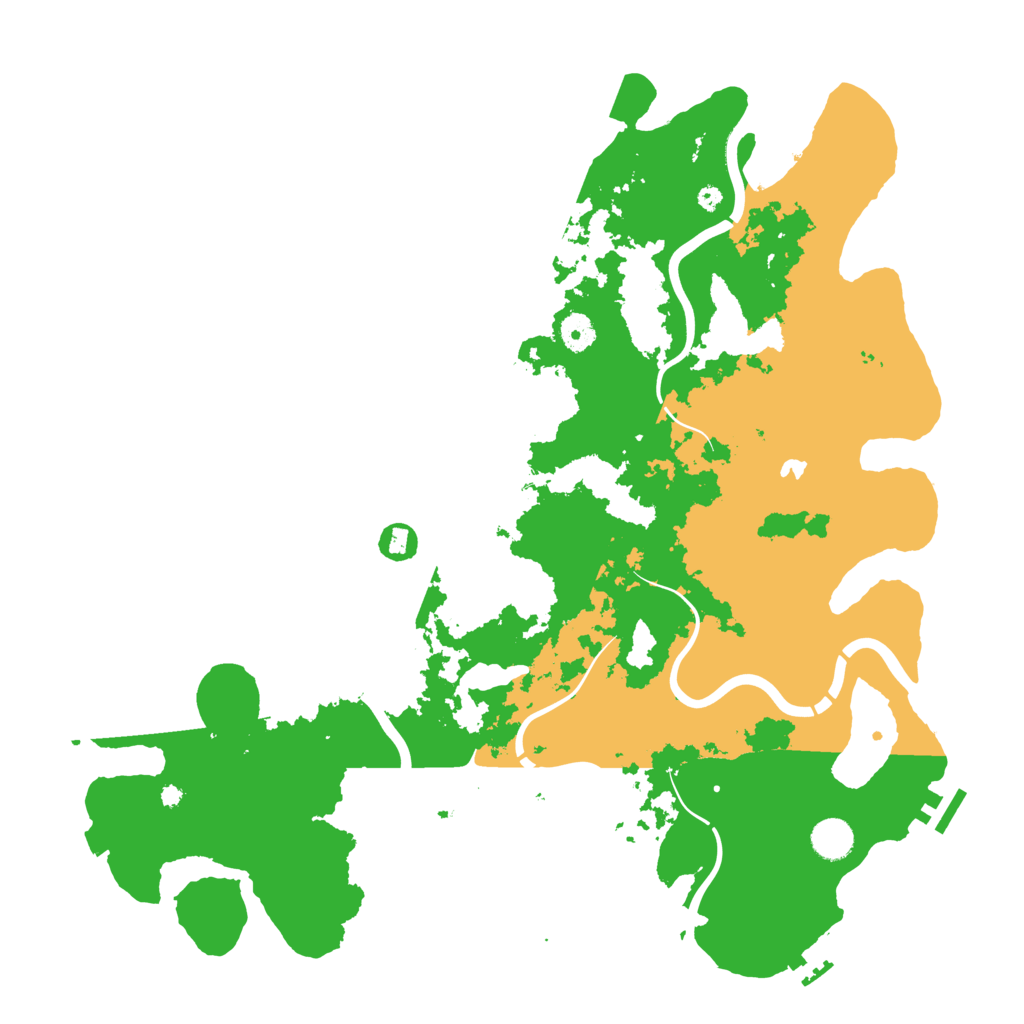 Biome Rust Map: Procedural Map, Size: 4300, Seed: 147852369