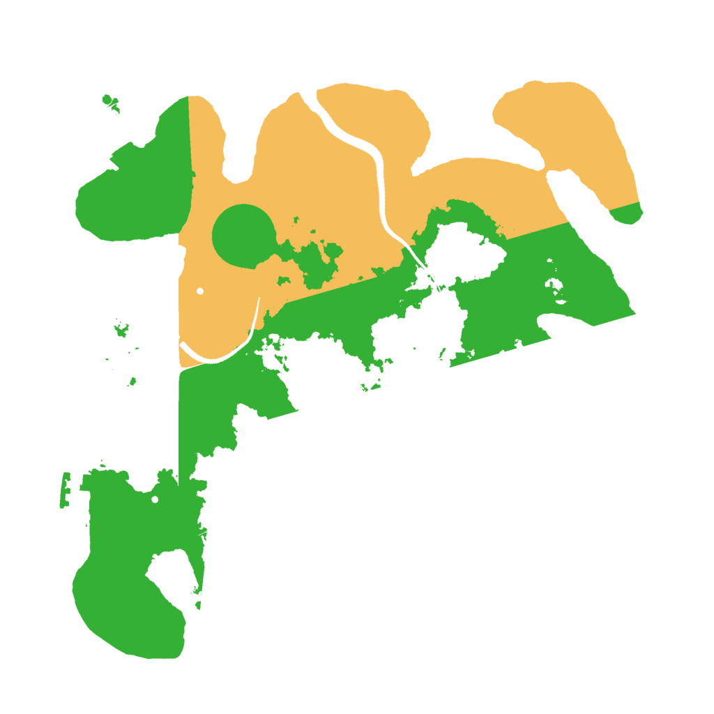 Biome Rust Map: Procedural Map, Size: 3000, Seed: 104762028