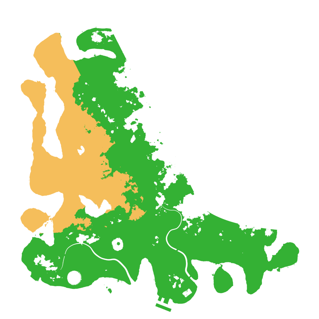 Biome Rust Map: Procedural Map, Size: 4000, Seed: 5636