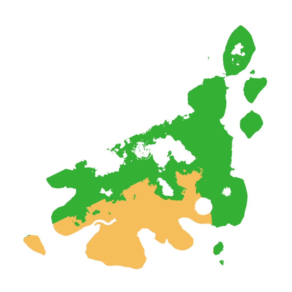 Biome Rust Map: Procedural Map, Size: 3000, Seed: 12336513