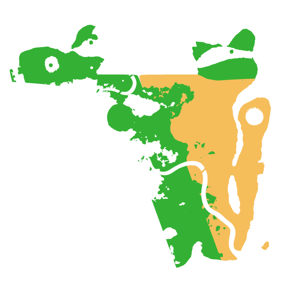 Biome Rust Map: Procedural Map, Size: 3000, Seed: 131903342