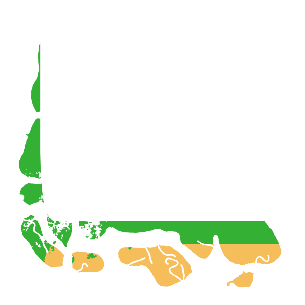 Biome Rust Map: Procedural Map, Size: 4500, Seed: 70946414