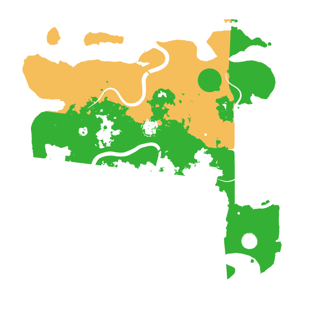 Biome Rust Map: Procedural Map, Size: 3500, Seed: 1131180112