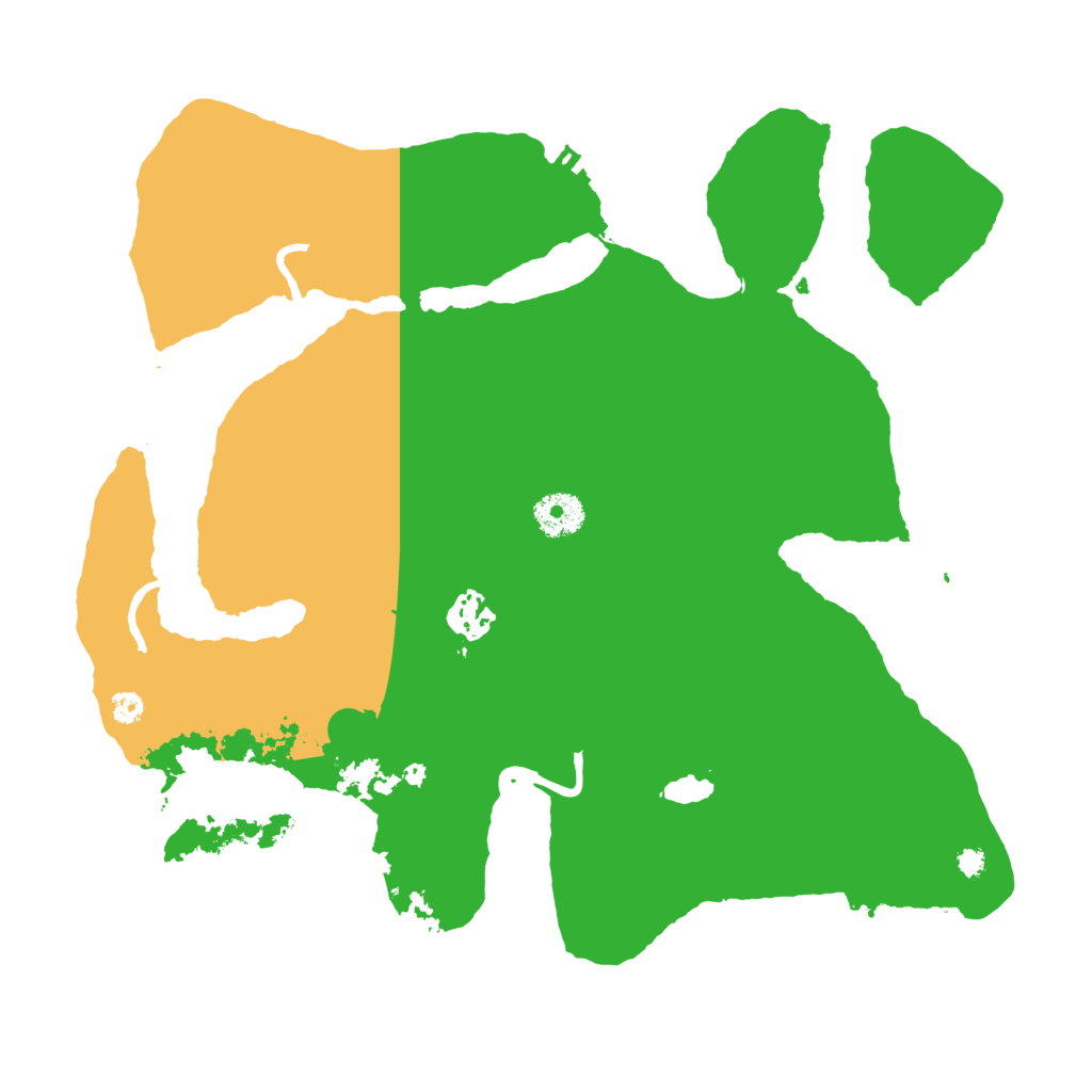 Biome Rust Map: Procedural Map, Size: 3500, Seed: 2086598357