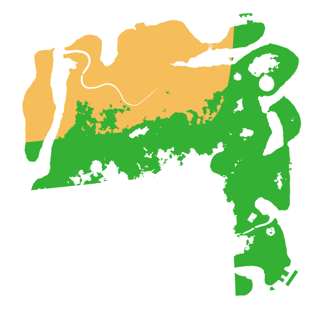 Biome Rust Map: Procedural Map, Size: 3700, Seed: 2100