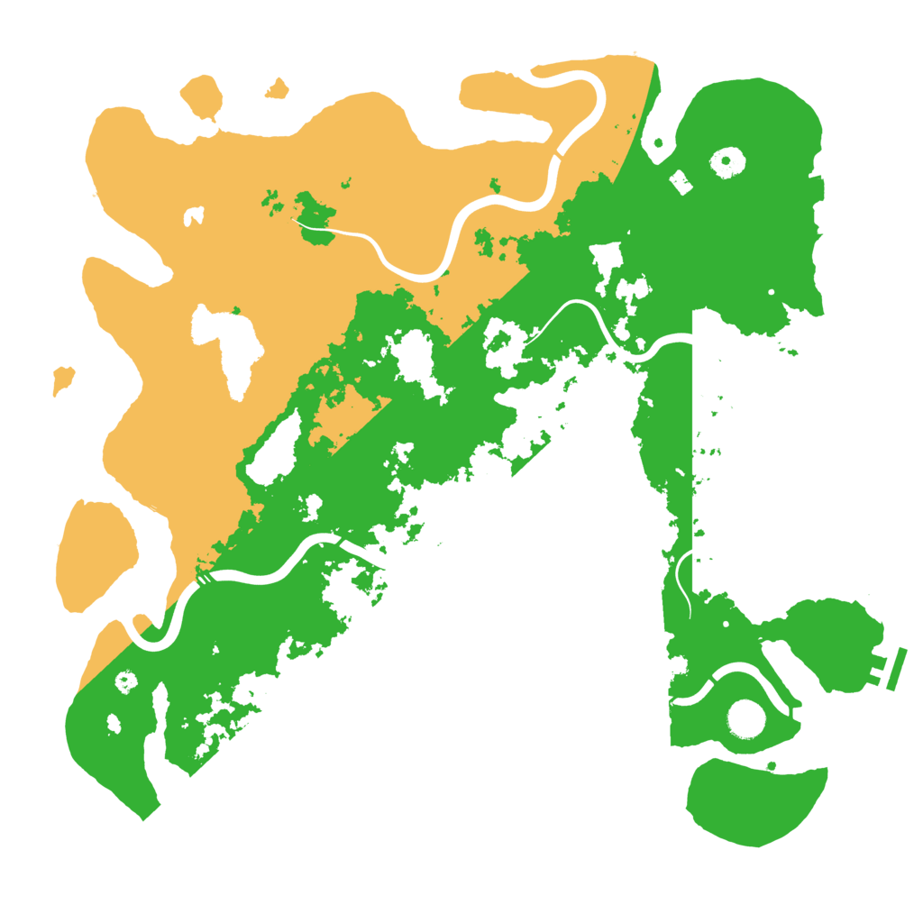 Biome Rust Map: Procedural Map, Size: 4250, Seed: 619376