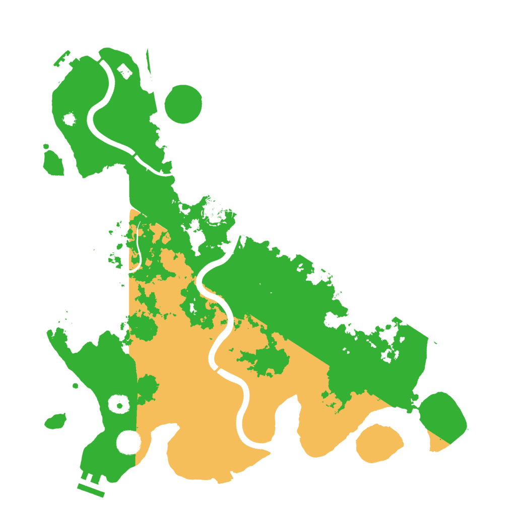 Biome Rust Map: Procedural Map, Size: 3750, Seed: 706837
