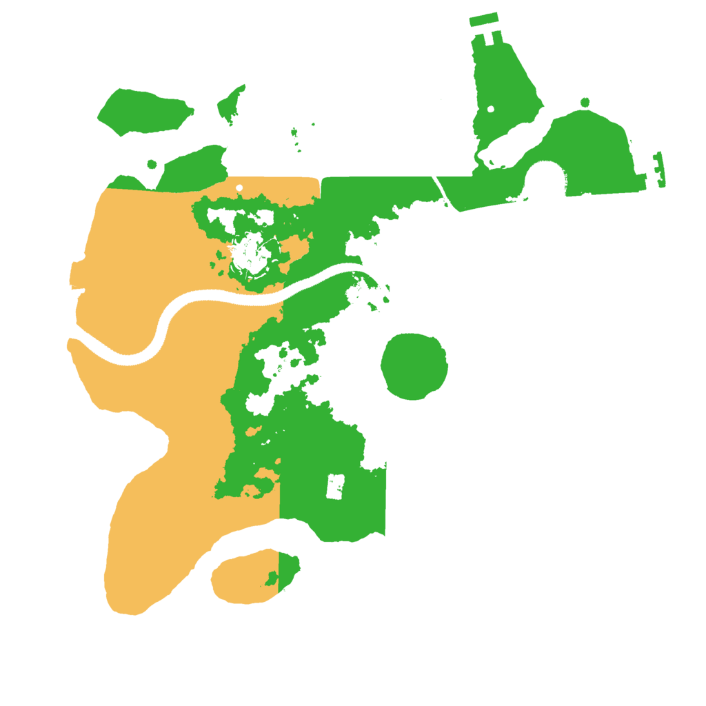 Biome Rust Map: Procedural Map, Size: 3000, Seed: 1946430779