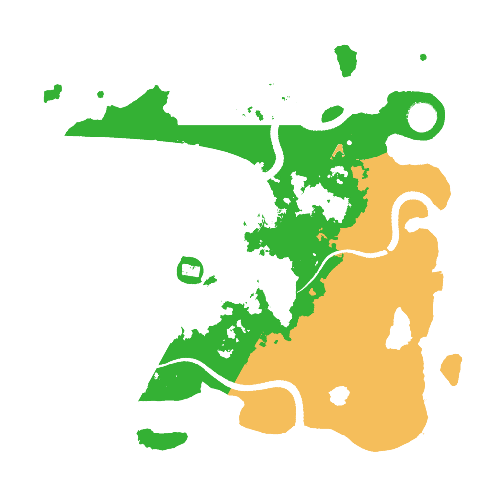 Biome Rust Map: Procedural Map, Size: 3000, Seed: 352524
