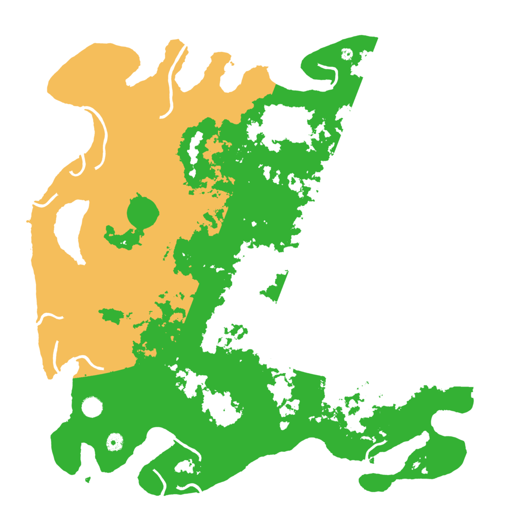 Biome Rust Map: Procedural Map, Size: 4500, Seed: 31245314