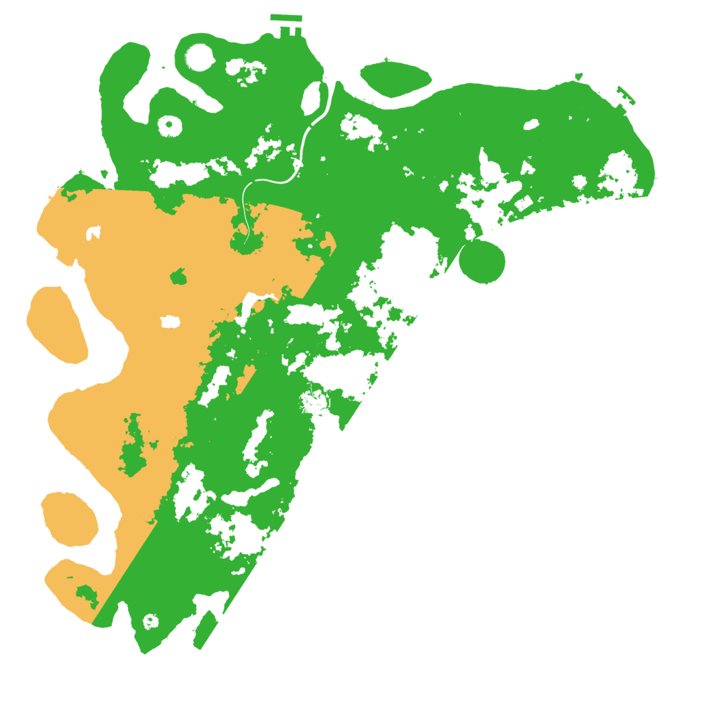 Biome Rust Map: Procedural Map, Size: 4500, Seed: 497877627