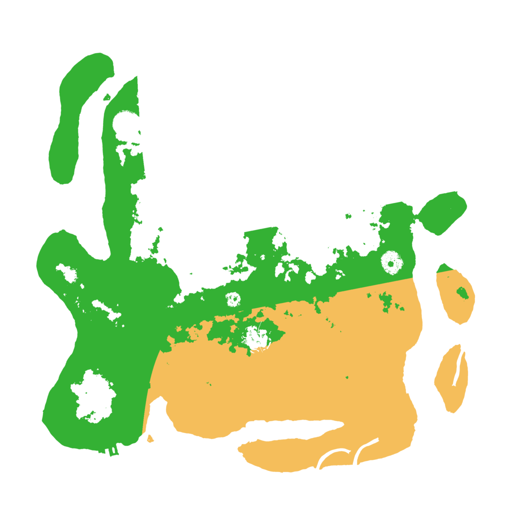 Biome Rust Map: Procedural Map, Size: 3500, Seed: 395040640