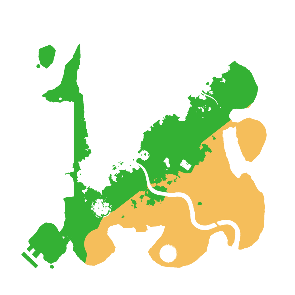Biome Rust Map: Procedural Map, Size: 3000, Seed: 1062454